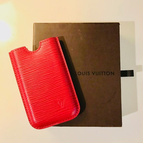 Louis Vuitton EPI Red First Generation iPhone Case - Picture 1 of 5